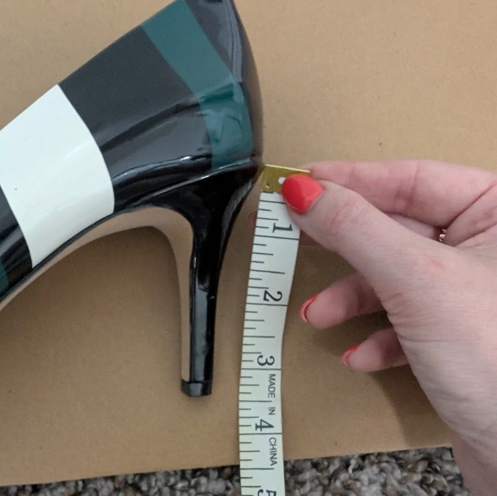 INC International Concepts Zitah Striped Pointed Toe Pumps